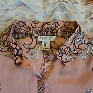 Rachel Zoe Pink Floral Blouse